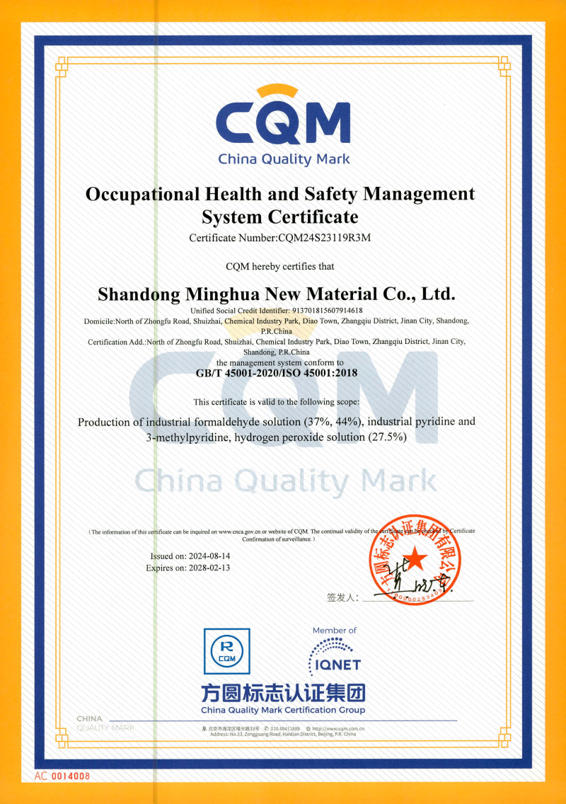 職業(yè)健康安全管理體系英文